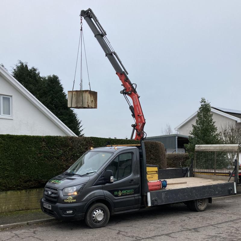 removal of an oil tank